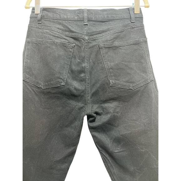 Reformation Women’s Serena High Skinny Crop Jeans Black Stretch Size 28 - Picture 9 of 10